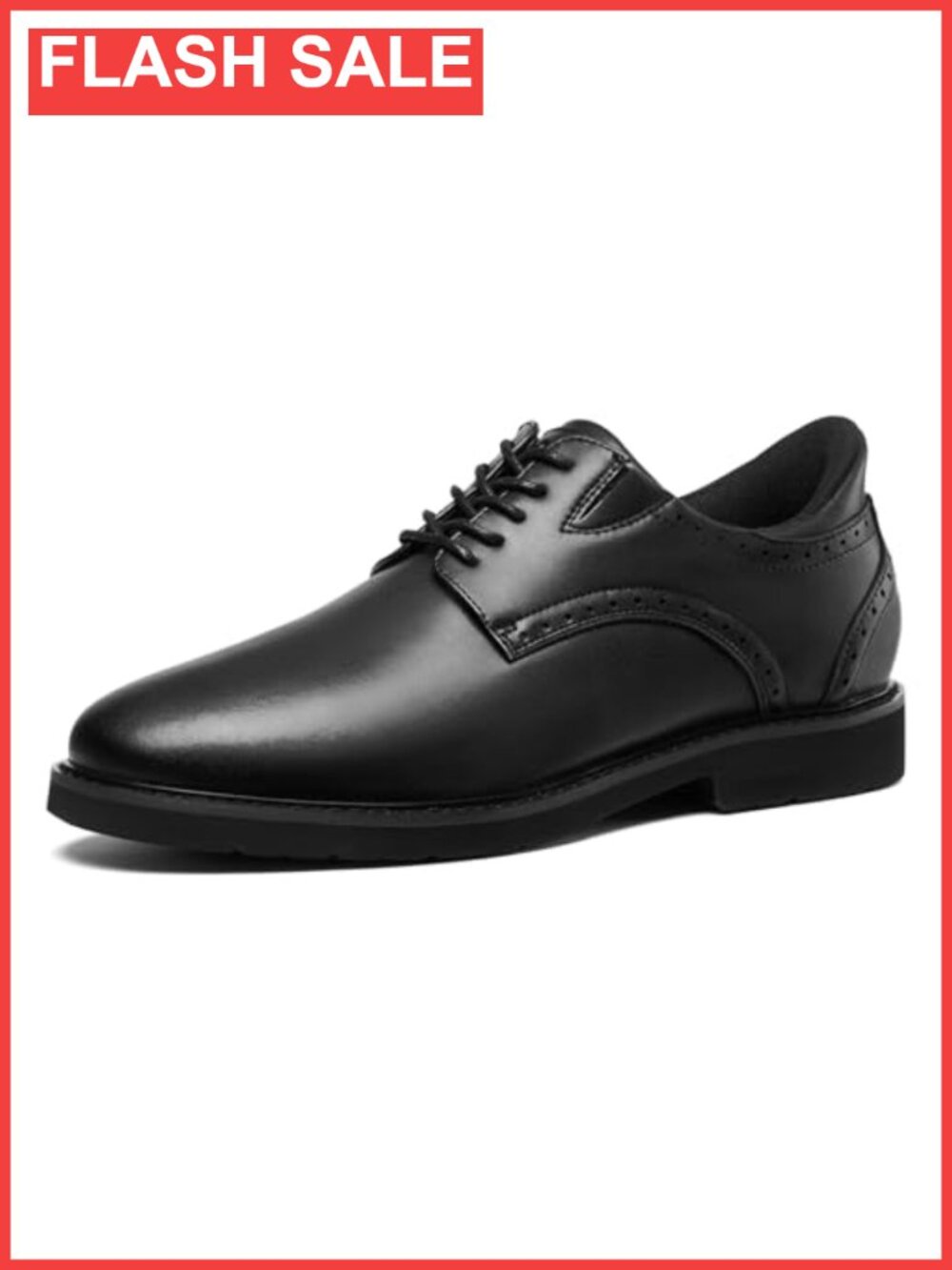 HEEZ Mens Slip On Split Leather Oxford Dress Sneakers Business Casual